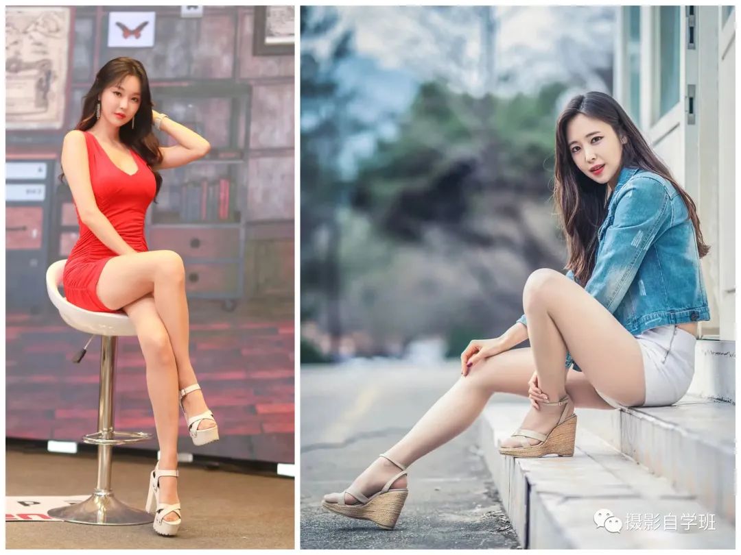 咋拍出大长腿，咋让照片看起来干净，摄影姿势咋摆好看-微乐乎
